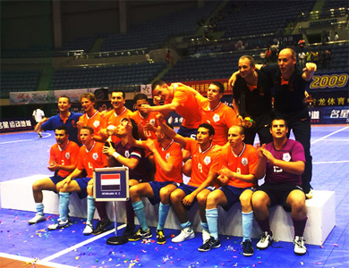Netherlands, tournament winner! (Photo courtesy: Li Jing)