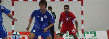 Kuwait (in red) defeated Chinese Taipei 5-1 (Photo courtesy: Raddy Lee/WSG)