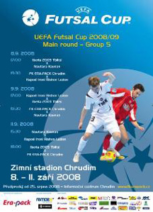 UEFA Futsal Cup 08/09  - Main Round Group 5 in Chrudim