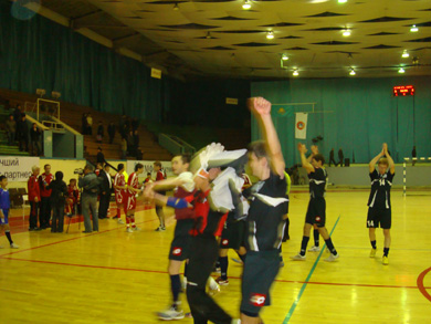 What a victory for Aktobe BTA! (Photo courtesy: Liga Futsal Thailand)