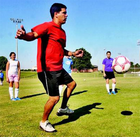 Clovis at work (Photo courtesy: Katie Morgan - The Jackson Sun)