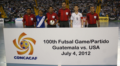 Ready to start the CONCACAF game number 100 (Photo courtesy: CONCACAF.com)