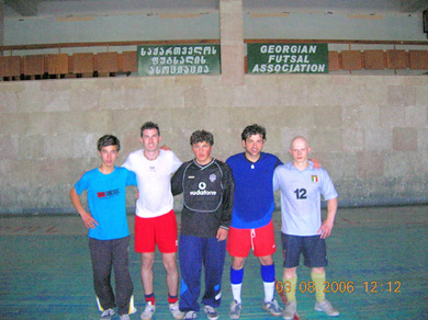 Goalkeepers Futsal Course Georgian Futsal Association in Tbilisi