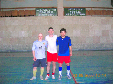 Goalkeepers Futsal Course Georgian Futsal Association in Tbilisi