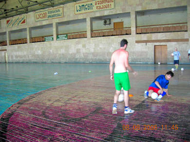 Goalkeepers Futsal Course Georgian Futsal Association in Tbilisi