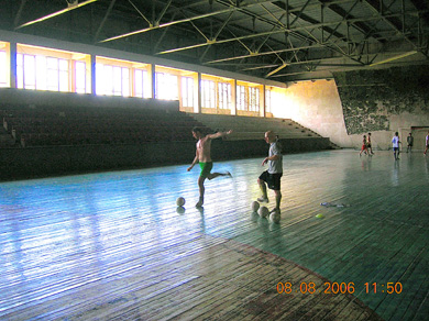 Goalkeepers Futsal Course Georgian Futsal Association in Tbilisi