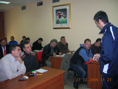 Coaching Futsal Course F.SH.F in Tirana
