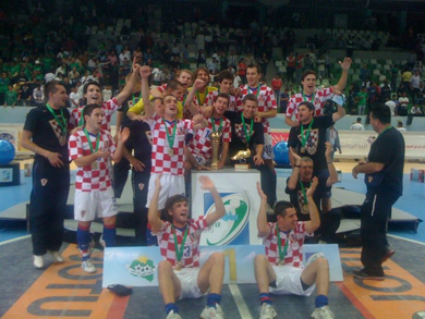 Croatia win the 1st Mediterranean Futsal Cup