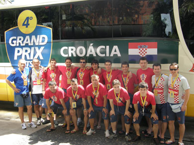 Croatian National team in Fortaleza (Photo courtesy: Croatian FA)