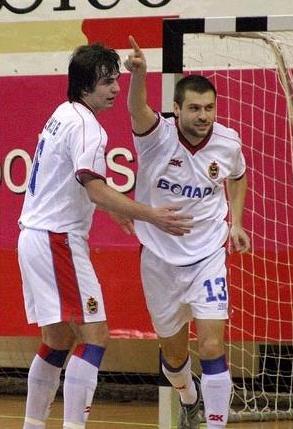 The Ukranian national team player Artem Kovalev celebrating his goal (Photo courtesy: CSKA)
