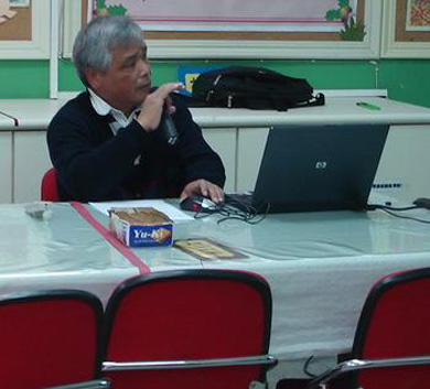 Introduction of the proposed league by the CTFA ex-General Secretary Mr.Chang Chang-Wei (Photo courtesy: TPFA)