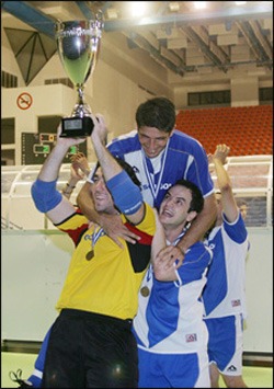 Cypriot Cup Final 2006/2007: Ararat - G.C School 2-3 (Photo courtesy: G.C. School Web Site)