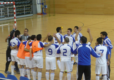 Cyprus: united we stand! (Photo courtesy: Yiannis Vakis - Cyprus Futsal Portal)