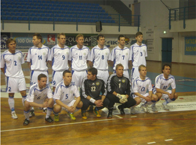 Here is the Finland! (Photo courtesy: Yiannis Vakis - Cyprus Futsal Portal)