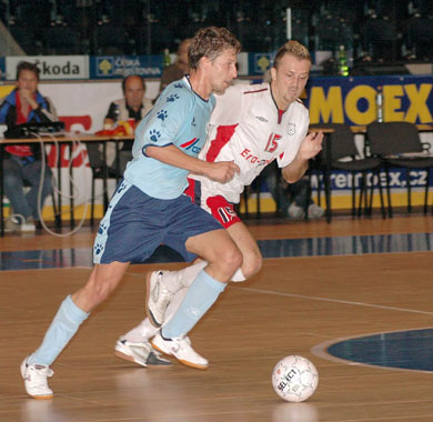 Era Pack Chrudim vs Eco Investment: hat trick for Vaclav Spal! (Eco Investment)