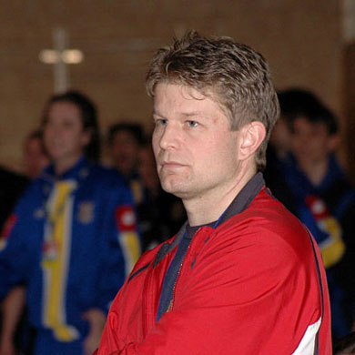 Czech National team head coach Tomas Neumann (Photo courtesy: Stanislav Musílek - Czech Futsal)