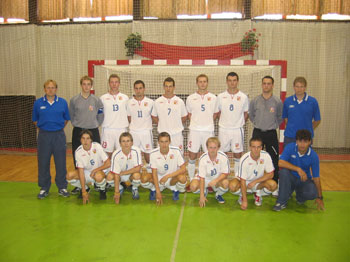 Czech National team Under 21 (Photo courtesy: Radek Klier - Futsal Magazine)