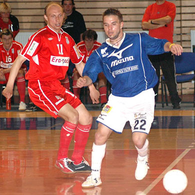 Czech National team player Josef Havel in action (Photo courtesy: Stanislav Musilek - www.futsalmagazine.cz)