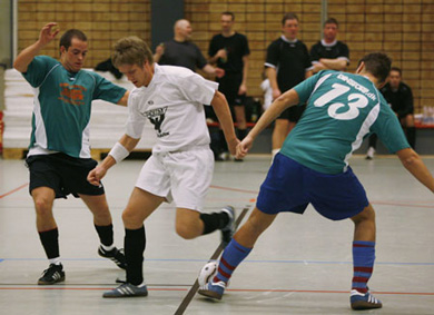 Image from the inaugural Danish Futsal League final stage (Photo courtesy: DBU Official Web Site)