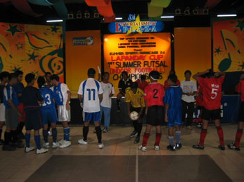 1st Lapanday futsal at SM City Davao