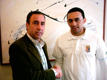 Ded� and Tino de La Cruz (Photo courtesy PSG Mostoles)