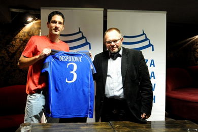 During the press conference (Photo courtesy: Krzysztof Kaczynski - WielkopolskiSport)