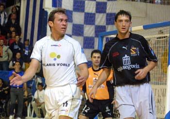 Marcelo vs Isco and Juanlu (Photo courtesy: LNFS)