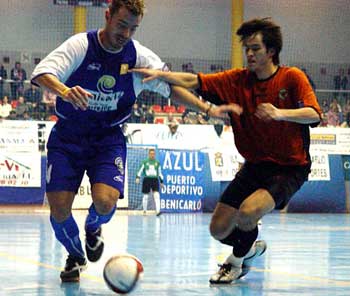 Nano Modrego vs Rafael (Photo courtesy LNFS)