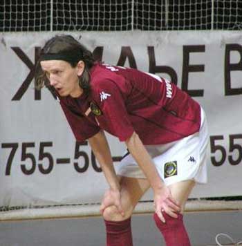 Michal Mares (Dina Moscow) seems to be tired... (Photo courtesy: Superleague.ru