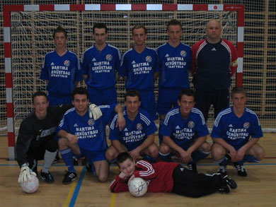 NK Dinamo M�hlin, first title of the season! (Photo courtesy Alberto Pastor - Swiss Futsal)