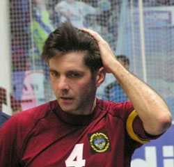 A futsal legend still in action: Alexander Verizhnikov (Dina Moscow) (Photo courtesy: Superleague.ru)