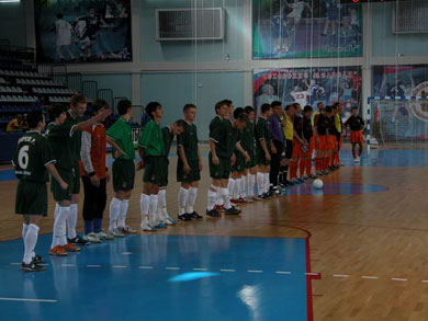 Before the match... (Photo courtesy: Dina Moscow)