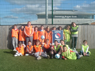 Welcome Youth Futsal Unites against Racism (Photo courtesy: FAI)