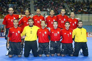Egyptian squad vs Chinese Taipei(Photo courtesy: Leadtek Sports)