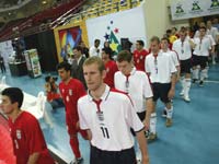 England National Futsal Team against Iran ...