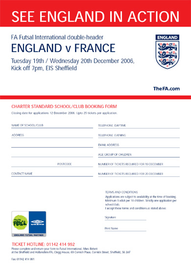 England vs France (Courtesy: The FA)<br><br>