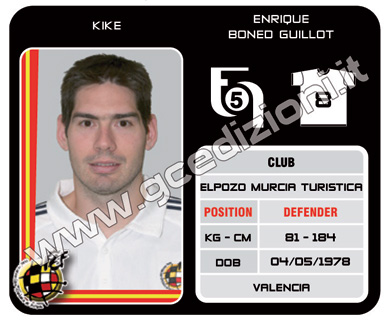 All players of Euro 2007 will be represented as Kike!