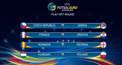 UEFA Futsal EURO 2018 Qualifiers - Play-Off Draw
