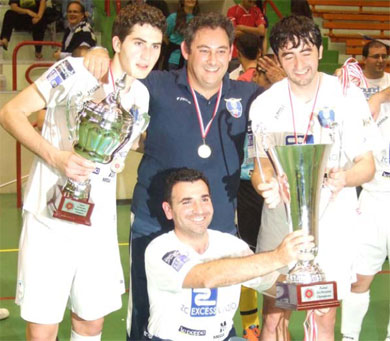 ZC Excess Futsal players and coach (Photo courtesy: ZC Excess)