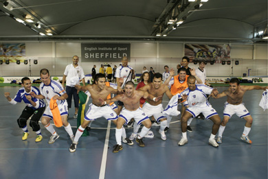 Well, not exactly the best ever ballet... but who cares? Helvecia is the new English futsal champion! (Photo courtesy: The FA.com)
