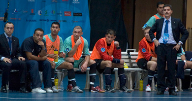 Jesus Candelas, Best Club Coach of the World 2008! (Photo courtesy: Konstantin Molchanov)