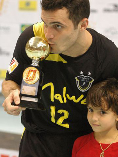 Falc�o, one of the Malwee stars (Photo courtesy: Malwee Futsal)