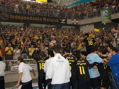 Year of celebrations in Jaragu� Do Sul (Photo courtesy: Malwee Futsal)