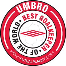 UMBRO Futsal Awards 2008 - Best Goalkeeper of the World category