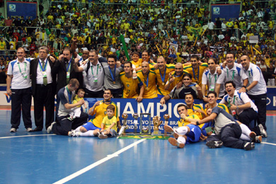Brazil, Best National Team of the World 2008! (Photo courtesy: CBFS)