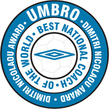 UMBRO Futsal Awards 2008 - Best National Team Coach of the World category - Dimitri Nicolaou Award