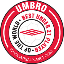 UMBRO Futsal Awards 2008 - Best Young (Under 21) Player of the World