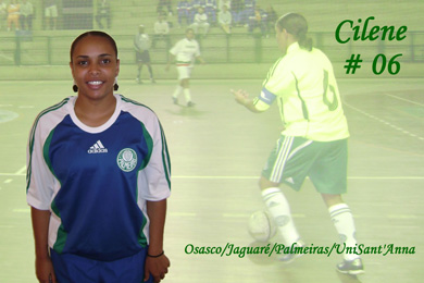 Cilene, Best Woman Player of the World 2008! (Photo courtesy: Jaguar� Esporte Clube)