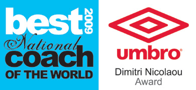 UMBRO Futsal Awards 2009 - Best National Team Coach of the World - DIMITRI NICOLAOU AWARD