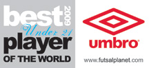 UMBRO Futsal Awards 2009 - Best Young (Under 21) Player of the World